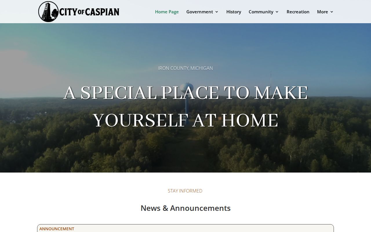 Caspian Police record contact information for Iron County arrest records
