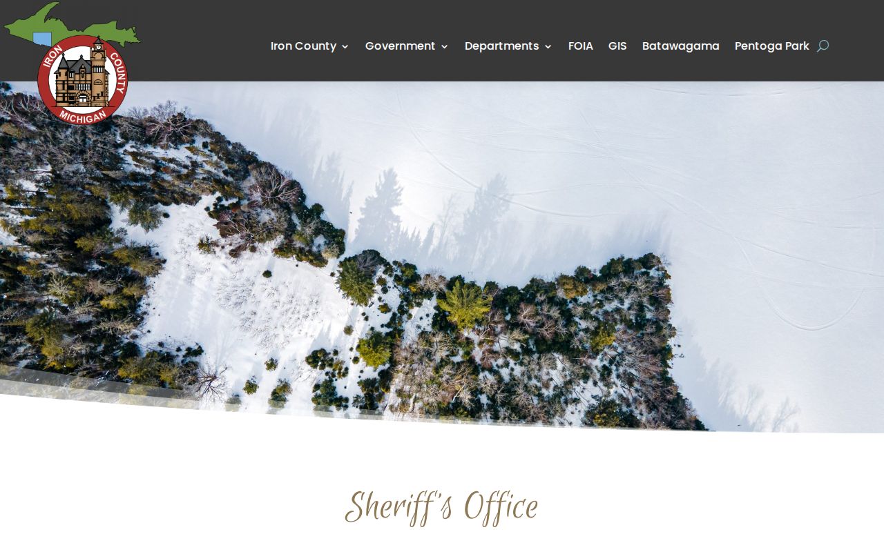 Iron County Sheriff's Office official page